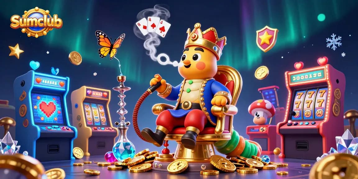 Engage with Sumclub's immersive casino gaming experience featuring vibrant visual elements.