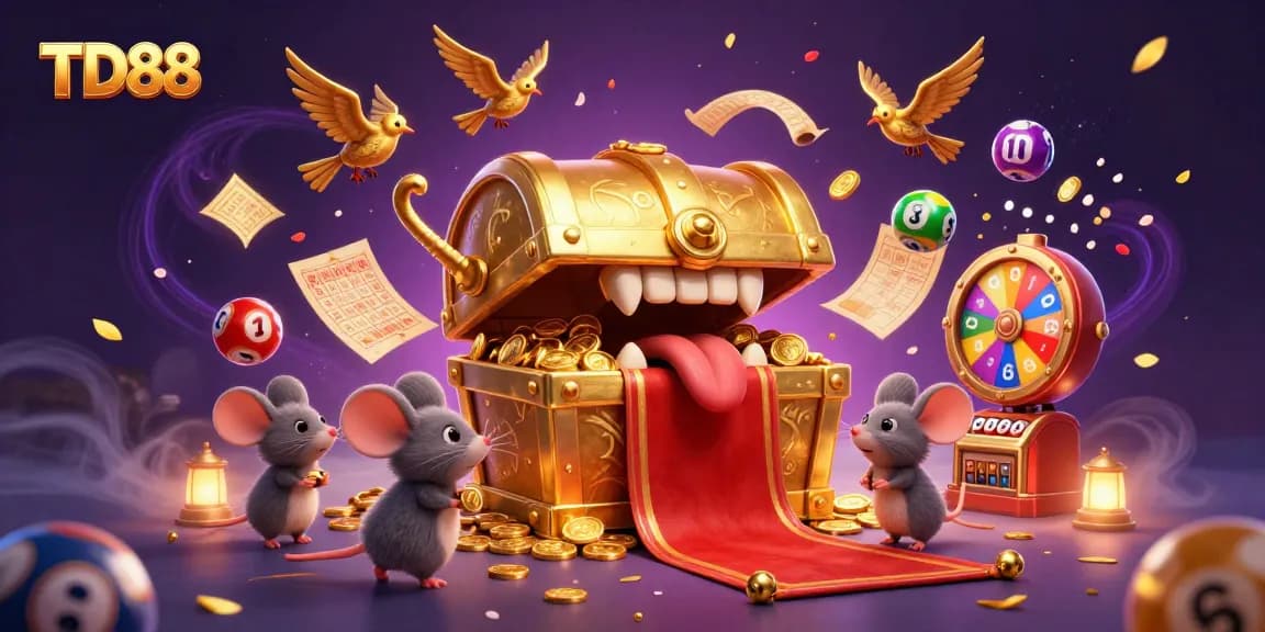 Engage in thrilling gambling with TD88's captivating treasure chest and dynamic lottery elements.