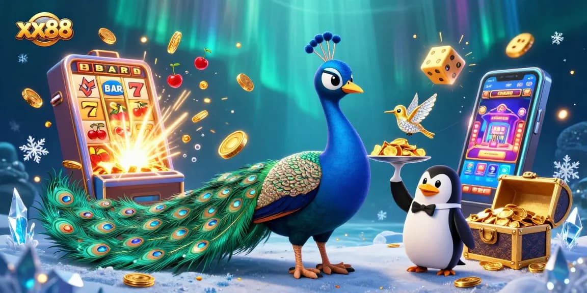 Experience exciting wins at xx88 with dazzling slot machines and festive casino action.