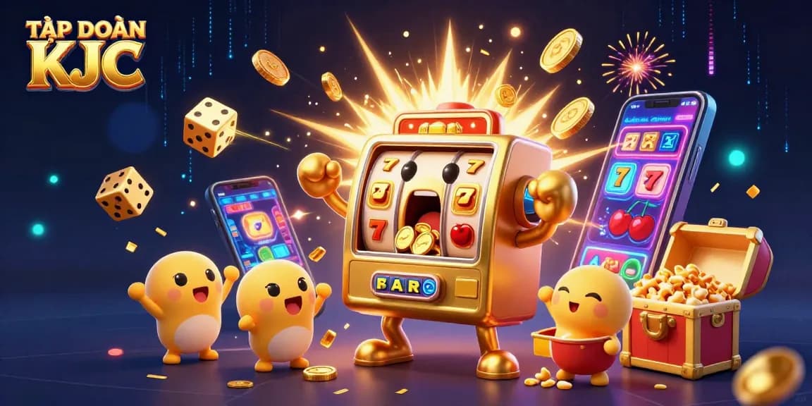 Experience thrilling wins with TẬP ĐOÀN KJC's vibrant gaming scene, featuring joyful slot machines and explosive jackpots.