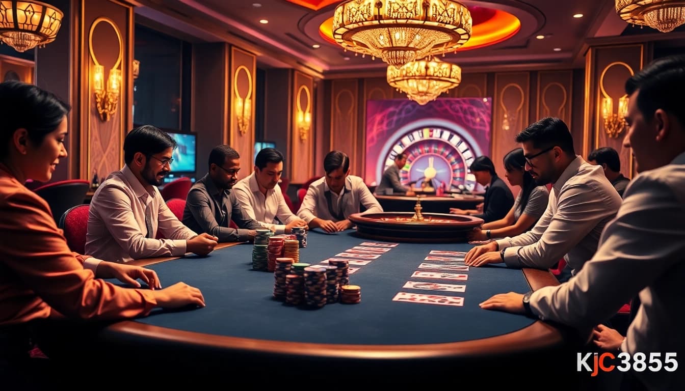 Experience the thrill of high-stakes poker at https://kjc365.com/ with vibrant casino energy.