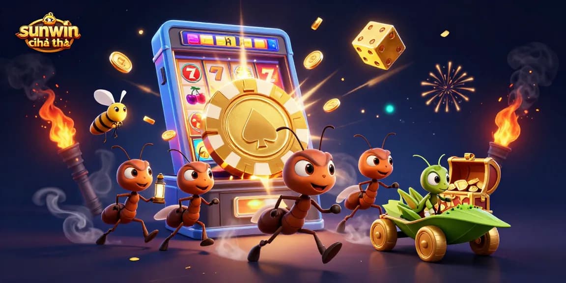 Experience the thrill of sunwin chính thức with vibrant heist-themed gambling action.