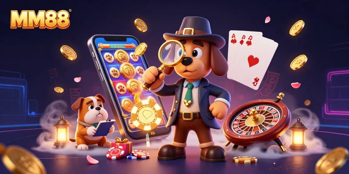 MM88 offers thrilling casino experiences with engaging games and vibrant elements in a rich 3D scene.