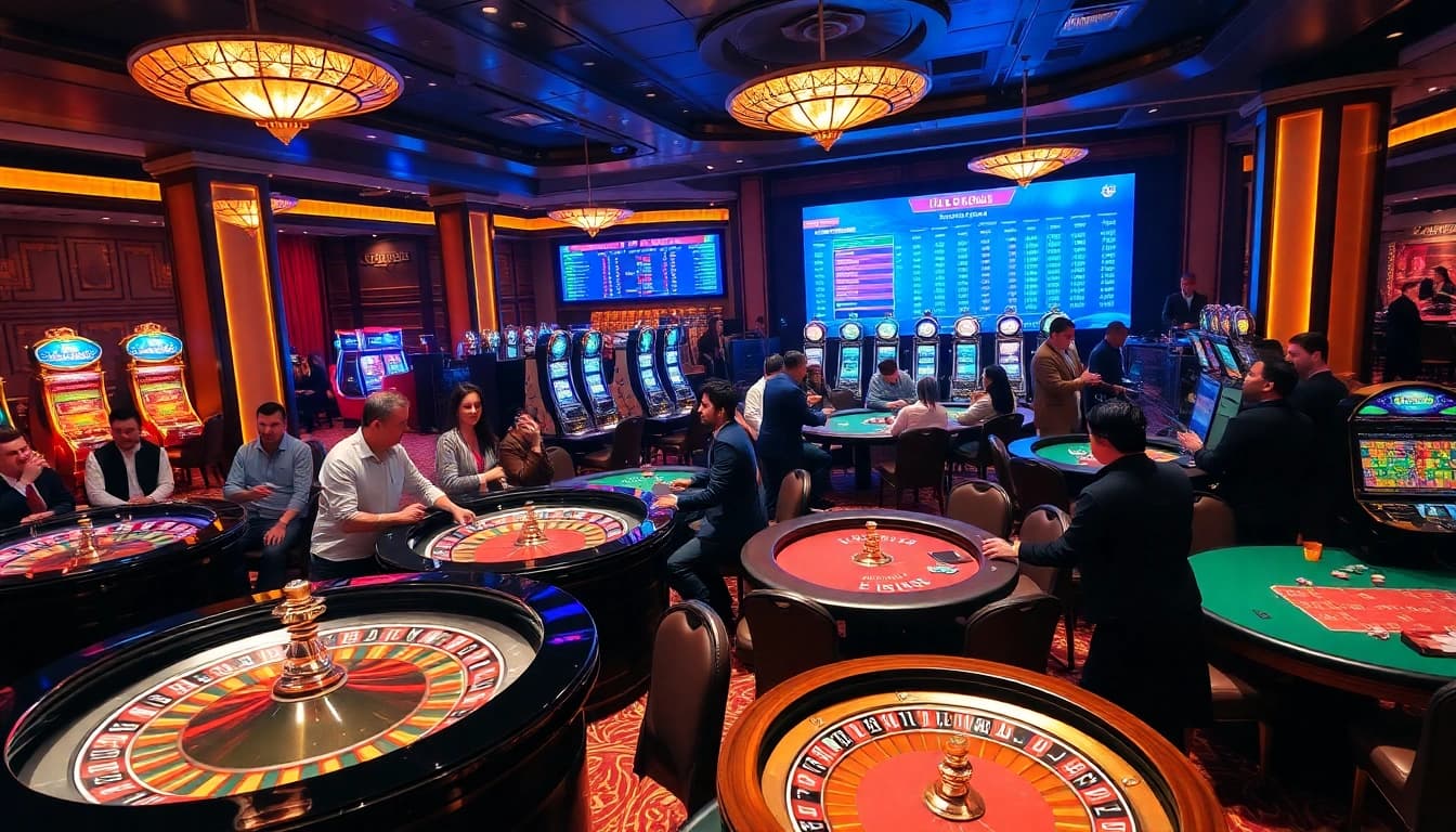 Experience the thrill of gaming at https://qq88.social/ with luxurious tables and vibrant casino atmosphere.