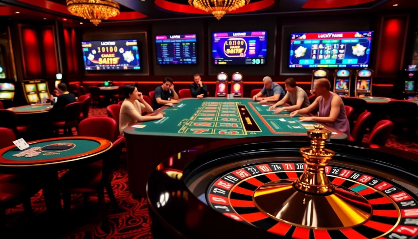 Experience the thrill of LUCKY88's online casino with exciting games and vibrant visuals.