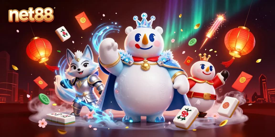 Engage with net88's thrilling casino experience featuring dynamic characters and vibrant game elements.