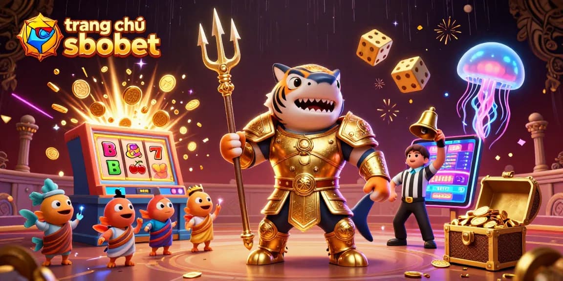 Engage with thrilling slot action on trang chủ sbobet as a tiger shark dominates the underwater colosseum.