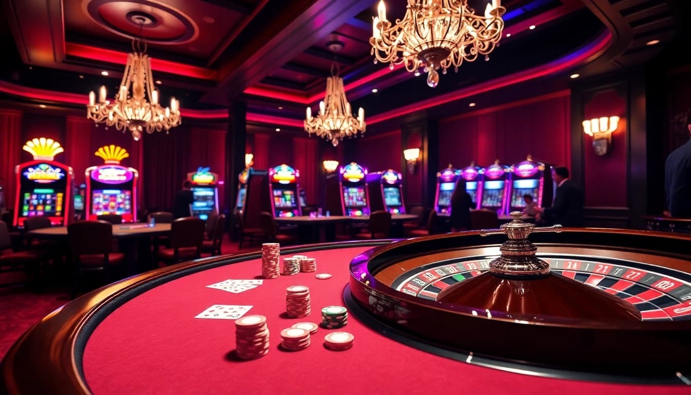 Experience thrilling gaming action at https://tr88.autos/ with vibrant casino elements.