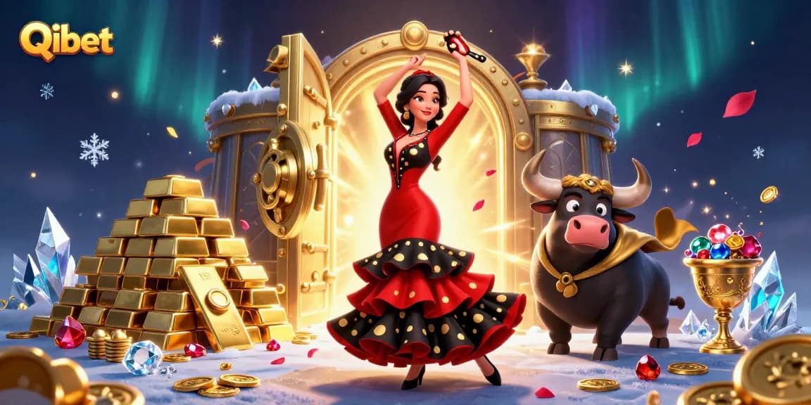 Engage with Qibet's vibrant casino scene featuring captivating characters and rich gaming elements.