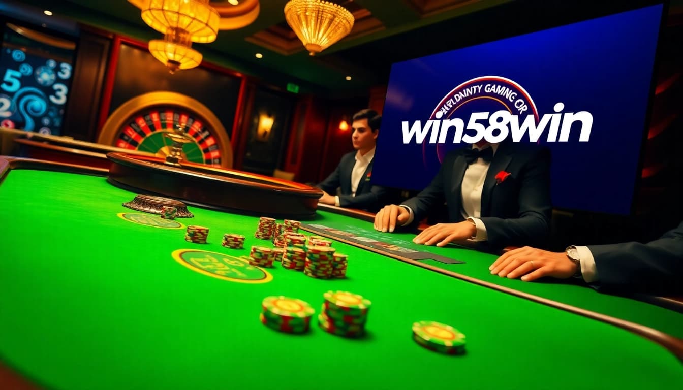 Experience high-stakes games at https://win58win.com/ with thrilling casino visuals.