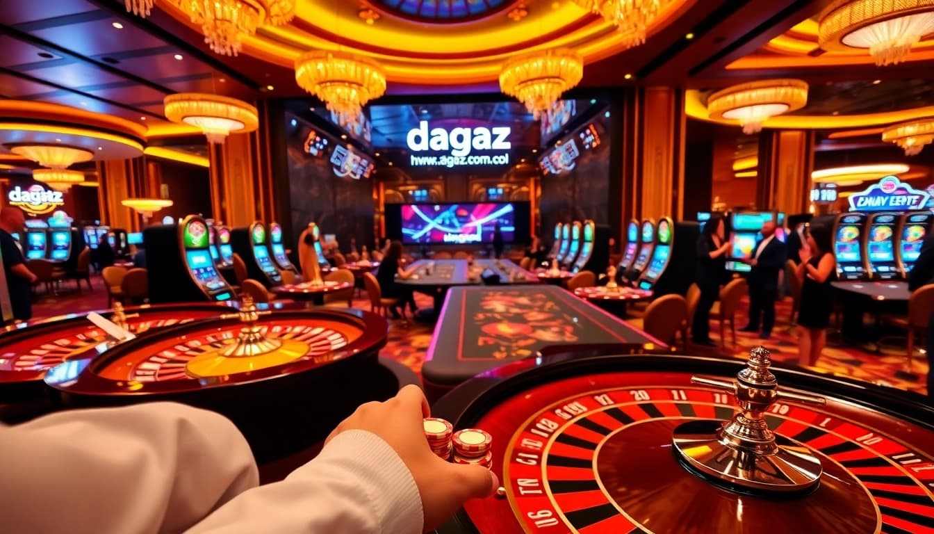 Experience the thrill of winning with https://dagaz.com.co/ at an upscale casino table featuring exciting games.