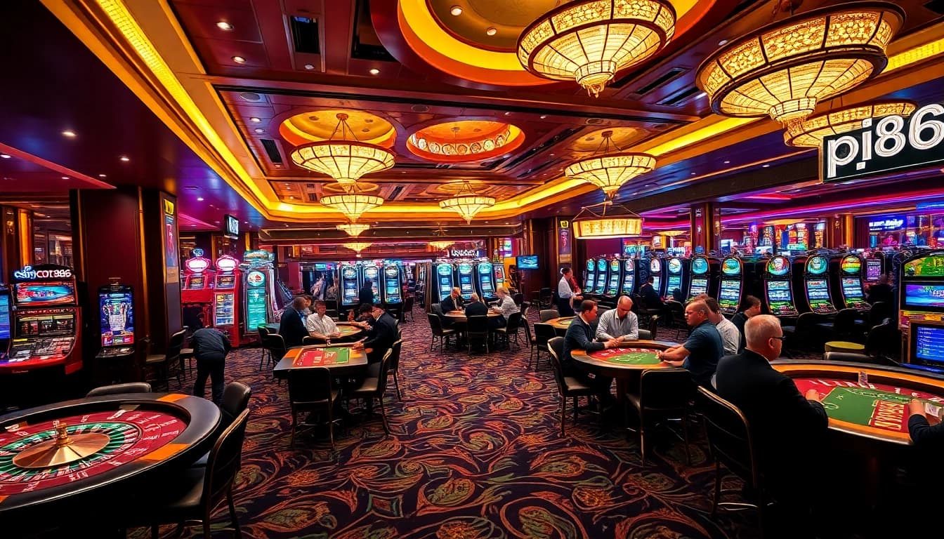 Experience the thrill of pg88 with dynamic players at a vibrant casino scene.