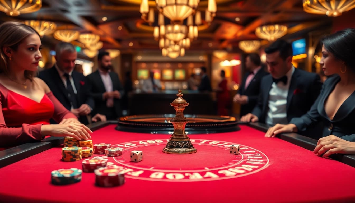 Experience luxury gaming at https://88new.autos/ with vibrant casino games including roulette and poker chips.