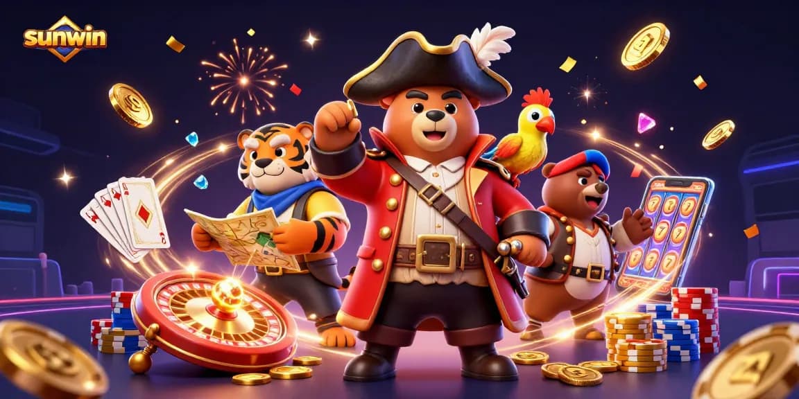 Engage in thrilling gameplay at sunwin with pirates, treasures, and a vibrant casino atmosphere.