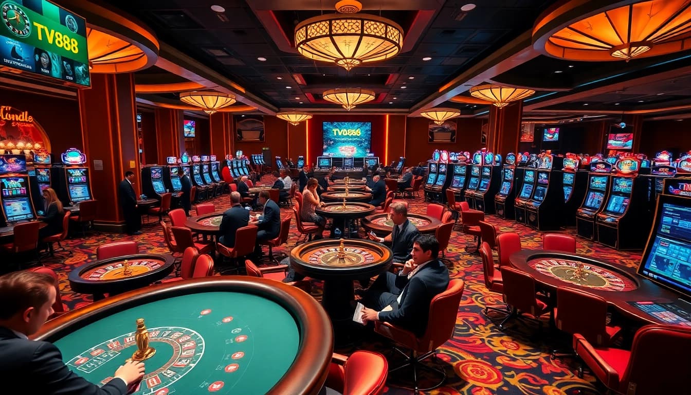 TV888 ignites excitement at the casino tables with vibrant poker and roulette games