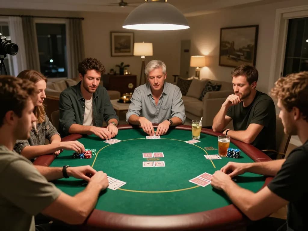 Exciting home poker night with friends using kèo nhà cái strategies for a successful game