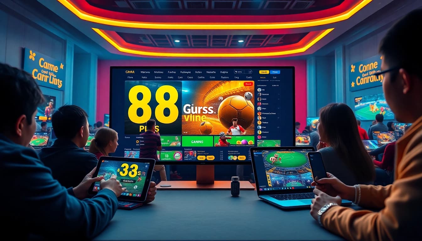 Experience the exciting world of online betting at 98winwin.live with modern devices and vibrant game visuals.