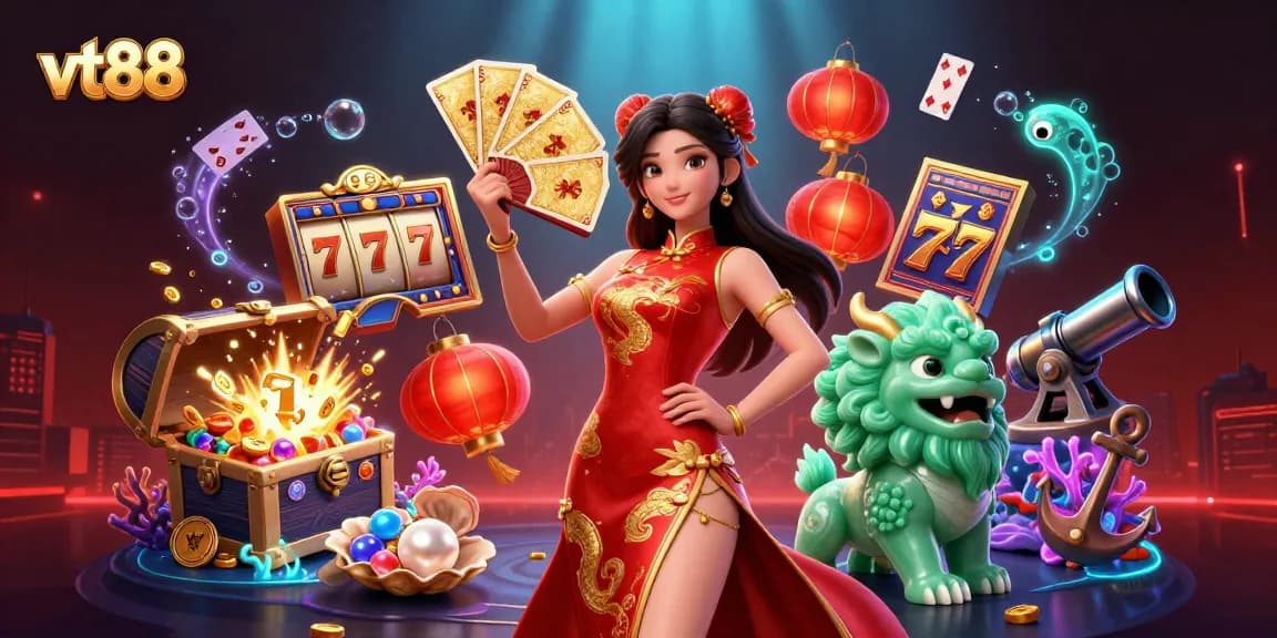 Win big with VT88's online gaming, featuring vibrant slots and a captivating atmosphere.