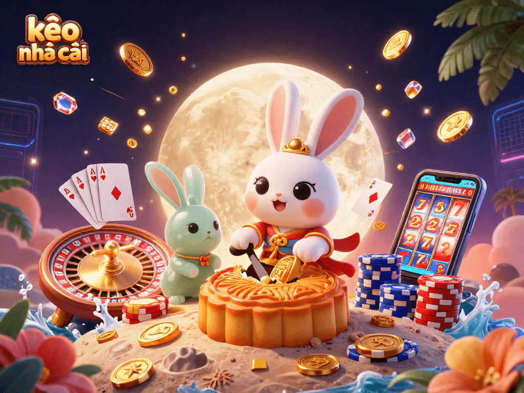 Engage with kèo nhà cái by experiencing thrilling lunar gambling with vibrant 3D elements.
