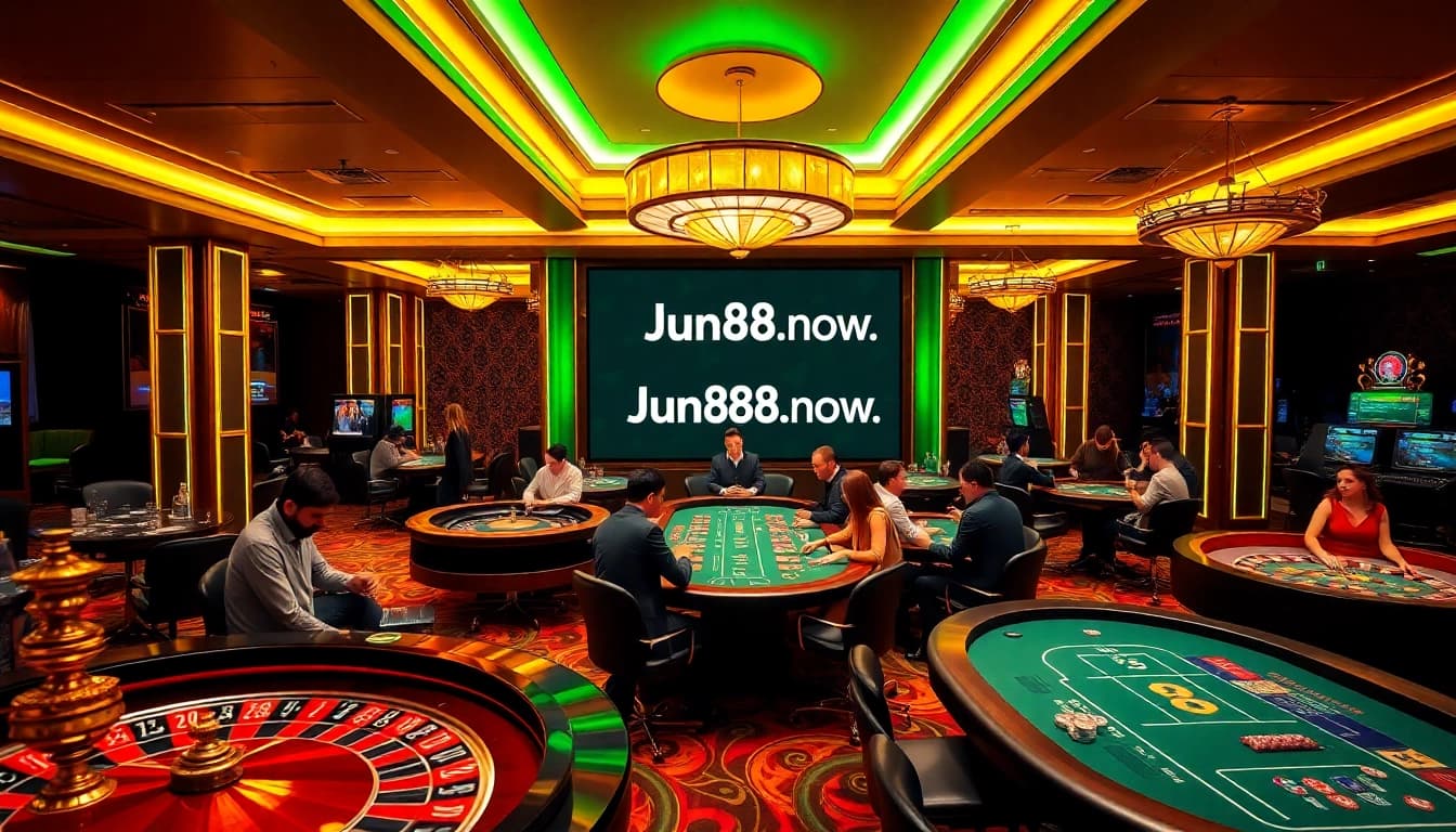 Experience thrilling gameplay at Jun88.now with vibrant casino games and engaging players.