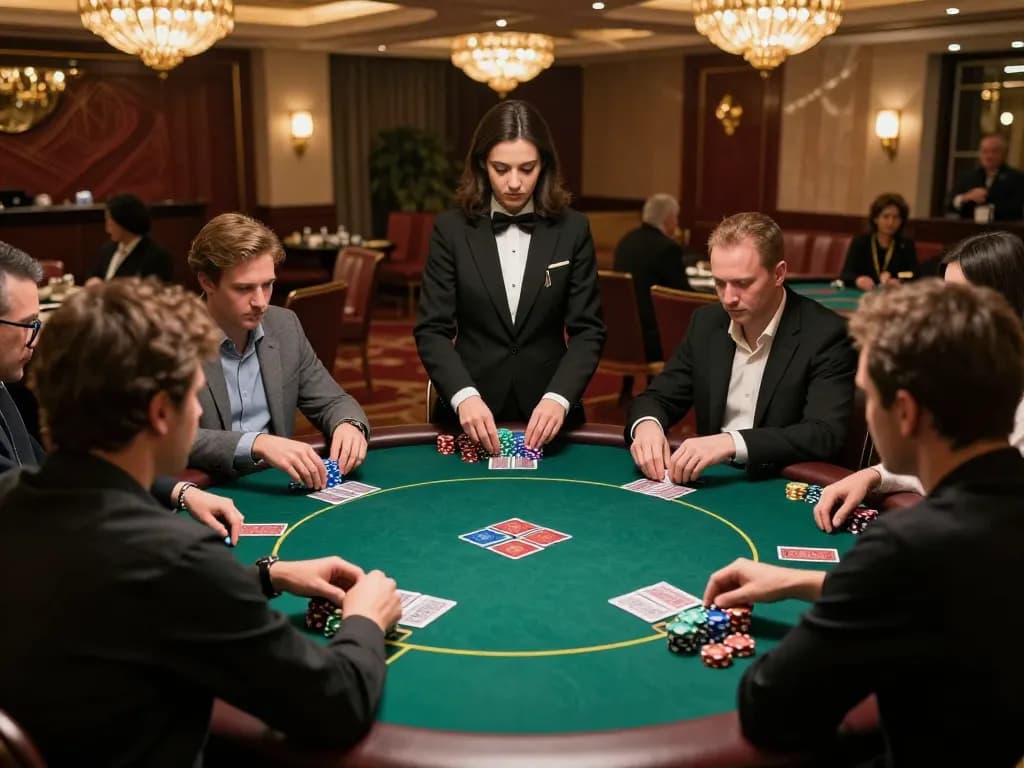 Experience the thrill of poker with 3333WIN as players strategize their bets in a high-stakes game.