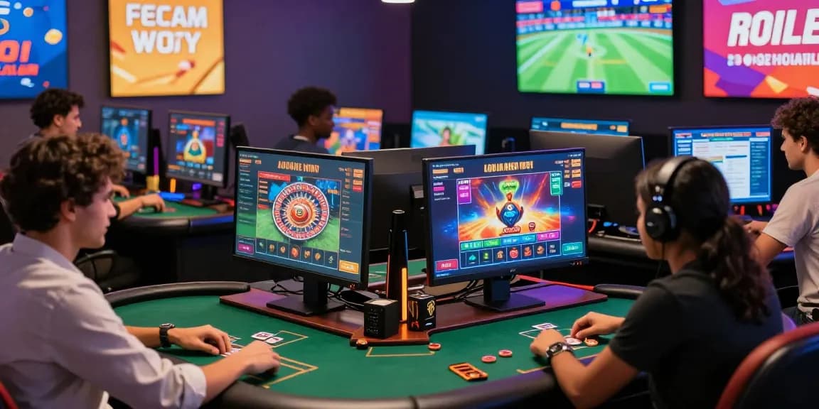 Dynamic gaming experience at https://hello88ke.com/ with diverse players enjoying various online games in an engaging atmosphere.