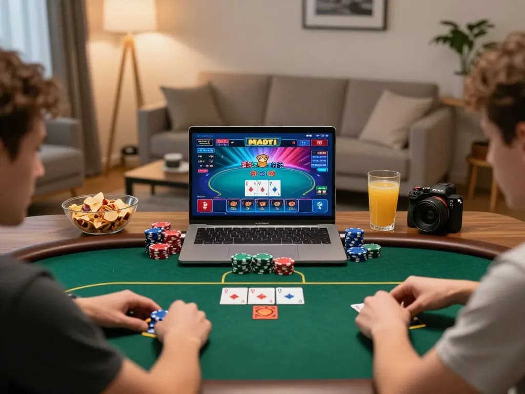 Engage in a thrilling online poker game while mastering your strategy with Zowin.