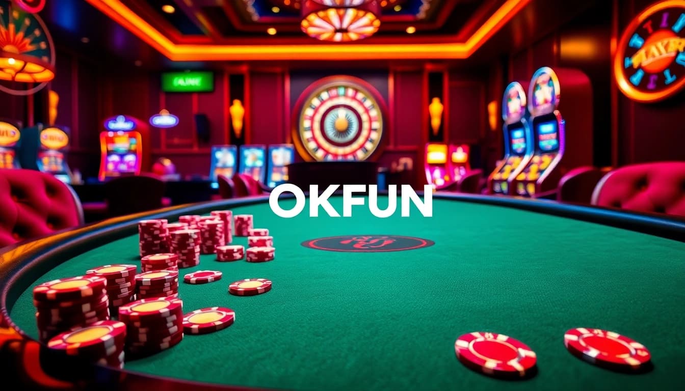 Win big at OKFUN Casino with thrilling poker action and luxurious gaming ambience.