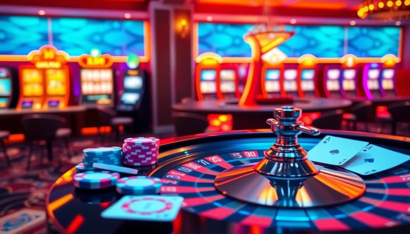 Experience the thrill of online betting at https://9bet.today/ with a vibrant casino scene filled with excitement.