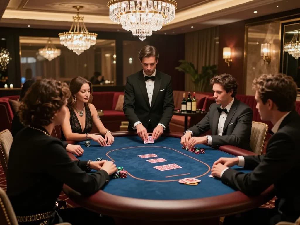 Experience high-stakes gaming at KJC365 with professional players in an upscale VIP room atmosphere.