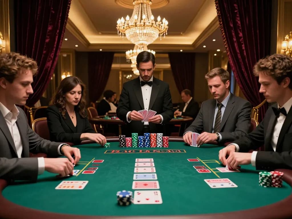 sunwin players engaging at a blackjack table during an exciting casino game