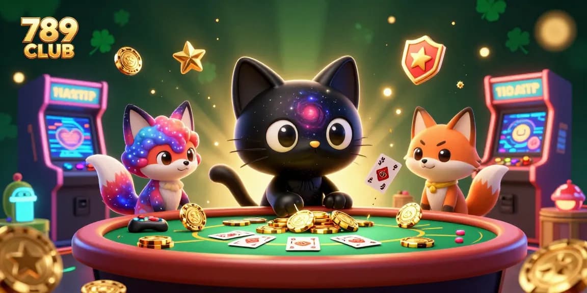 Engage with the vibrant universe of 789 CLUB, where a black hole cat and gas cloud fox attract winning gameplay.