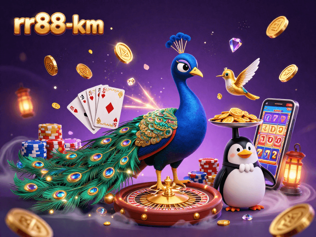 Experience thrilling moments at rr88-km with dazzling golden chips and dynamic casino elements.