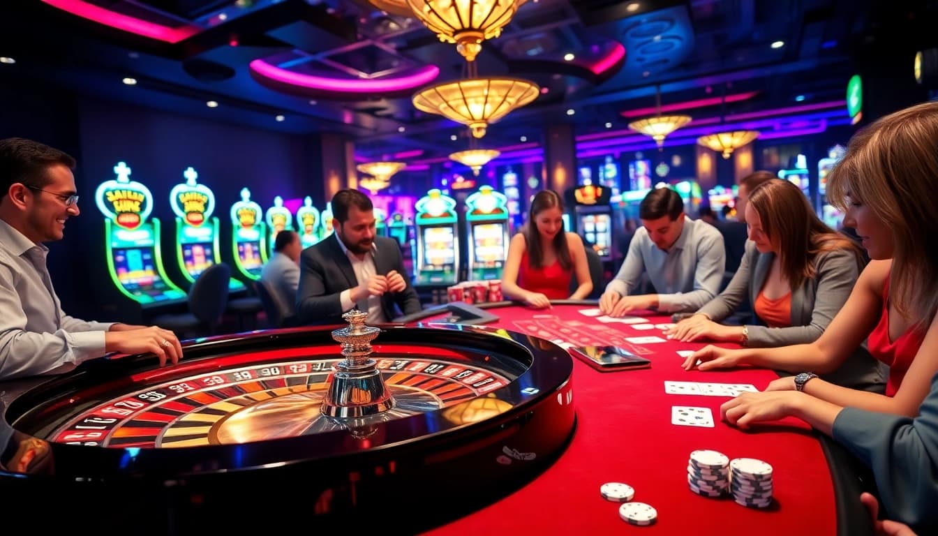 Gamblers experience the excitement of https://www.bdtk66.blog/ at a vibrant casino with roulette and poker tables.