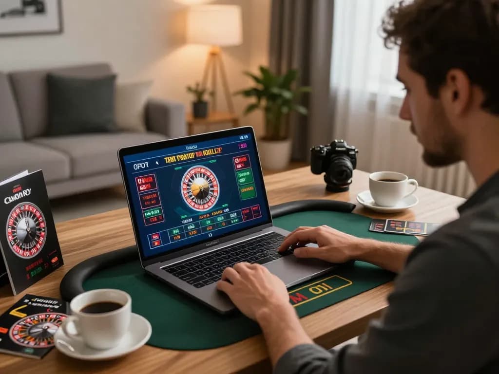 Engaging in online roulette gameplay on a live dealer platform with sunwin20.