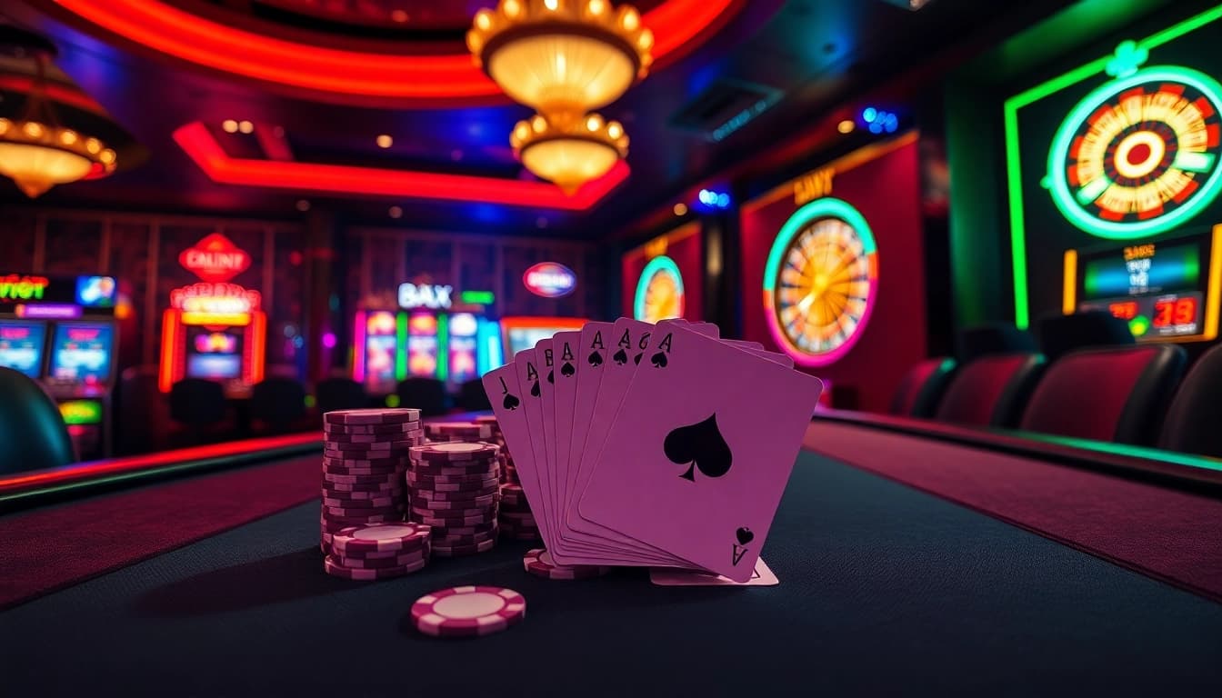 Experience the thrill at 88XX with high-stakes poker, chips, and casino ambiance.