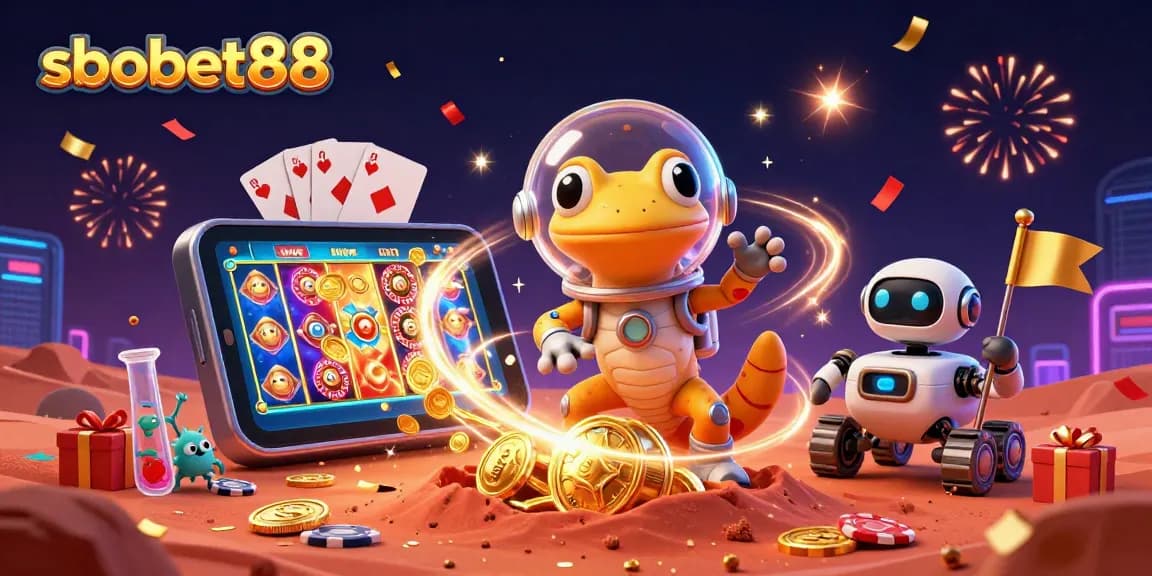 Bet on games and uncover fun with sbobet88 in a vibrant and enticing 3D casino scene