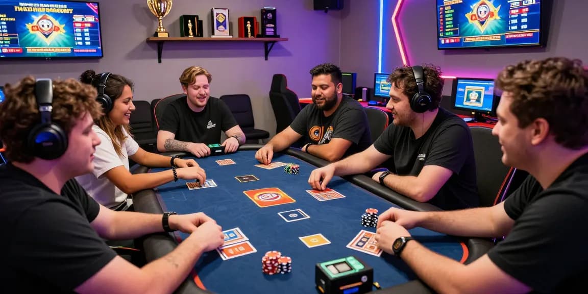 Exciting online gaming environment showcasing players enjoying game đổi thưởng uy tín with vibrant cards and lively atmosphere.
