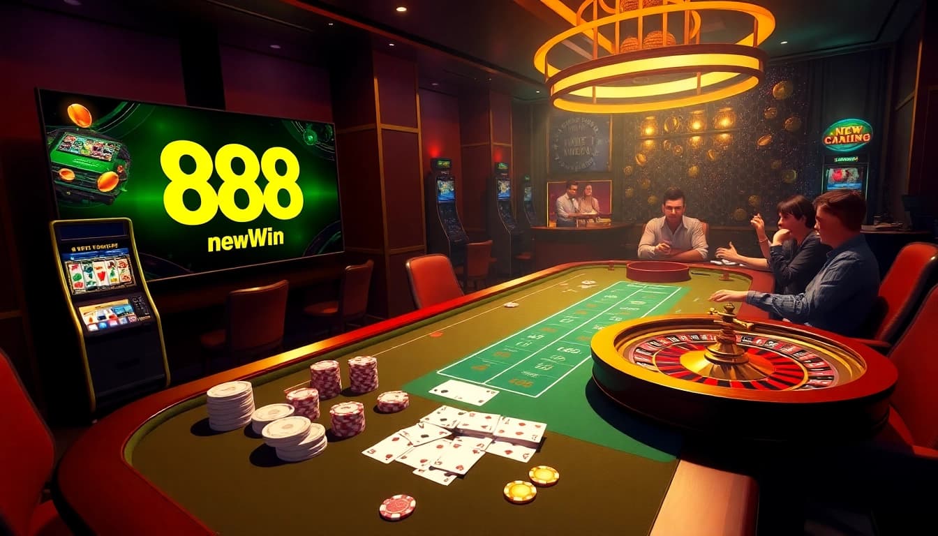 Experience the thrill of 888new win with vibrant casino games and engaging players.