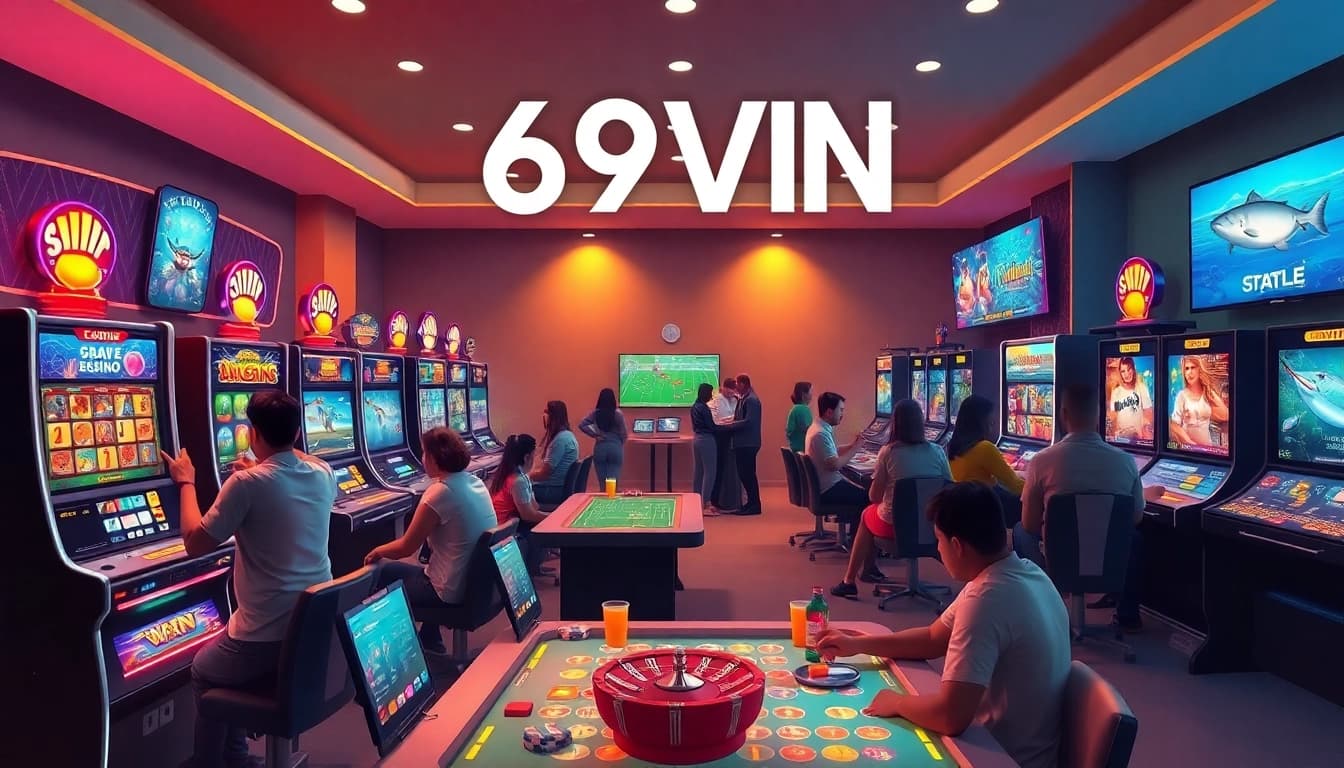Experience the thrill of 69 VN 13 with vibrant online gaming visuals.