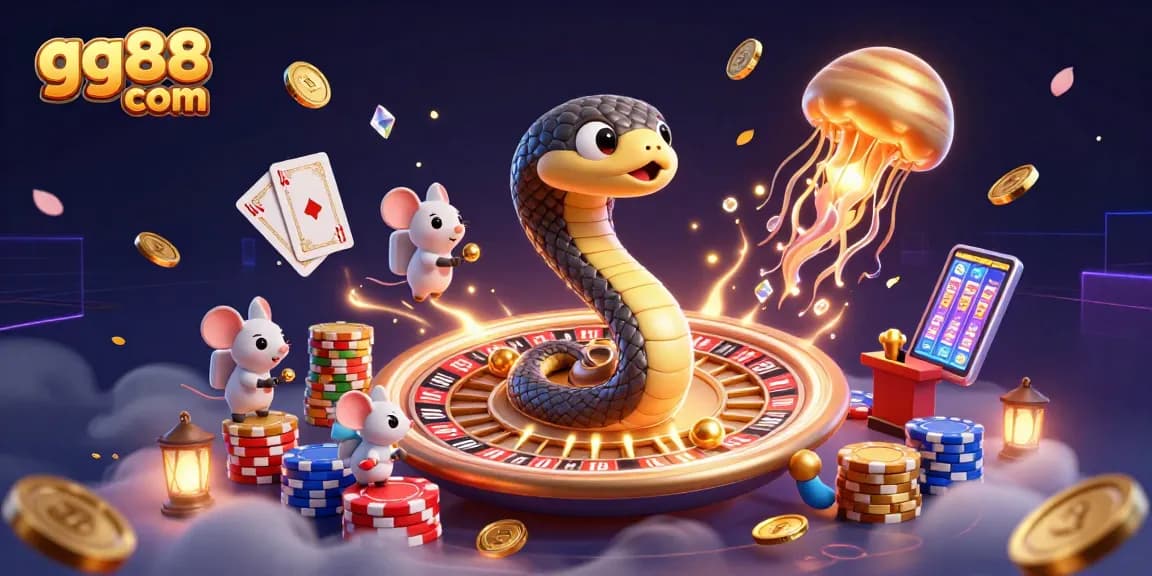 Experience the excitement of gg88 com with astronaut mice betting on a cosmic roulette wheel.