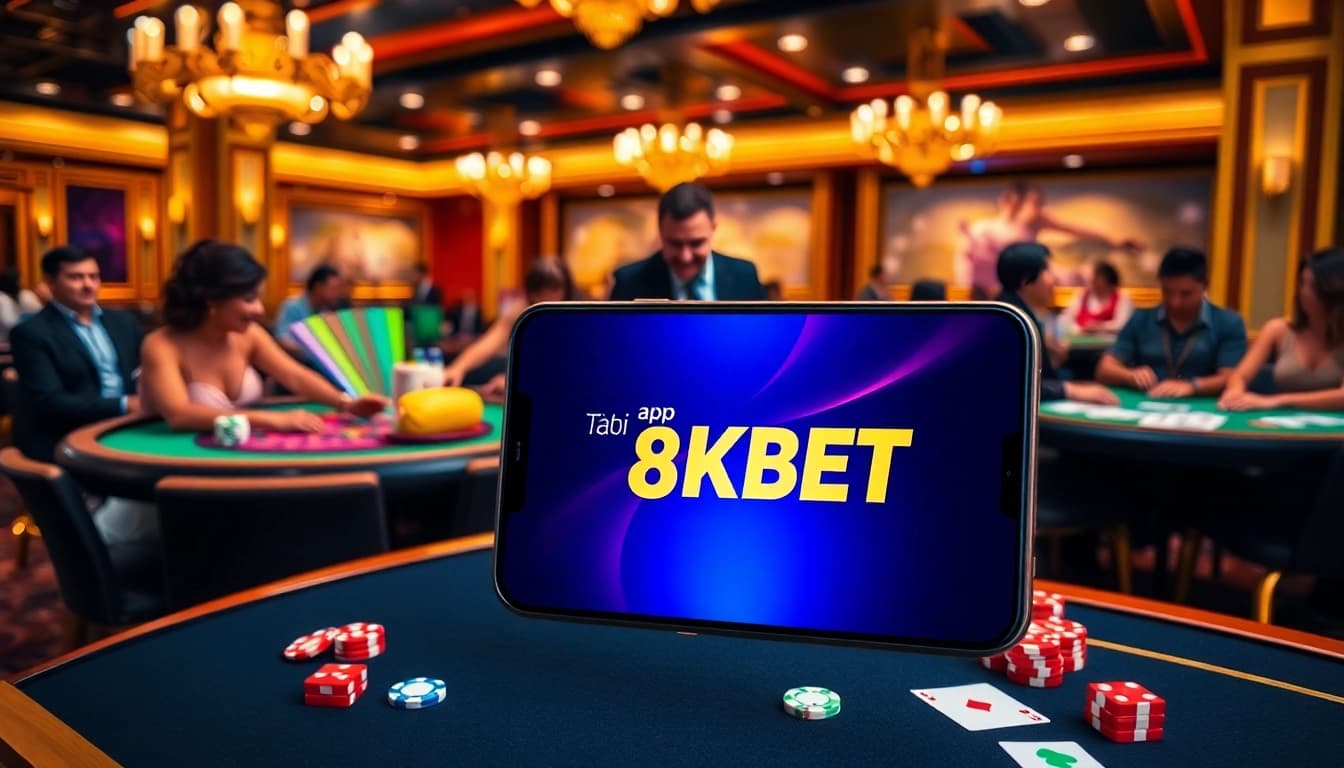 Tải app 8KBET to unlock an exciting mobile gambling experience with elite gaming features.