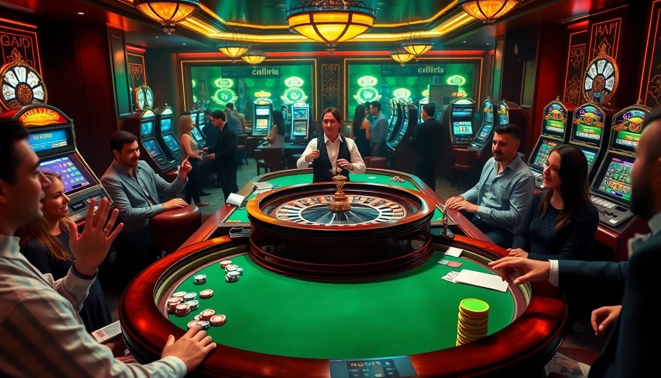 Experience the excitement at TR88 with vibrant roulette tables, lively players, and dynamic casino atmosphere.