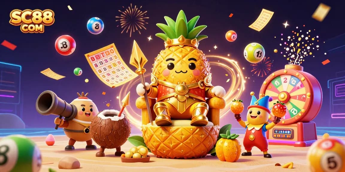 Experience thrilling gameplay at SC88 COM with an exciting array of animated characters and dynamic casino elements.