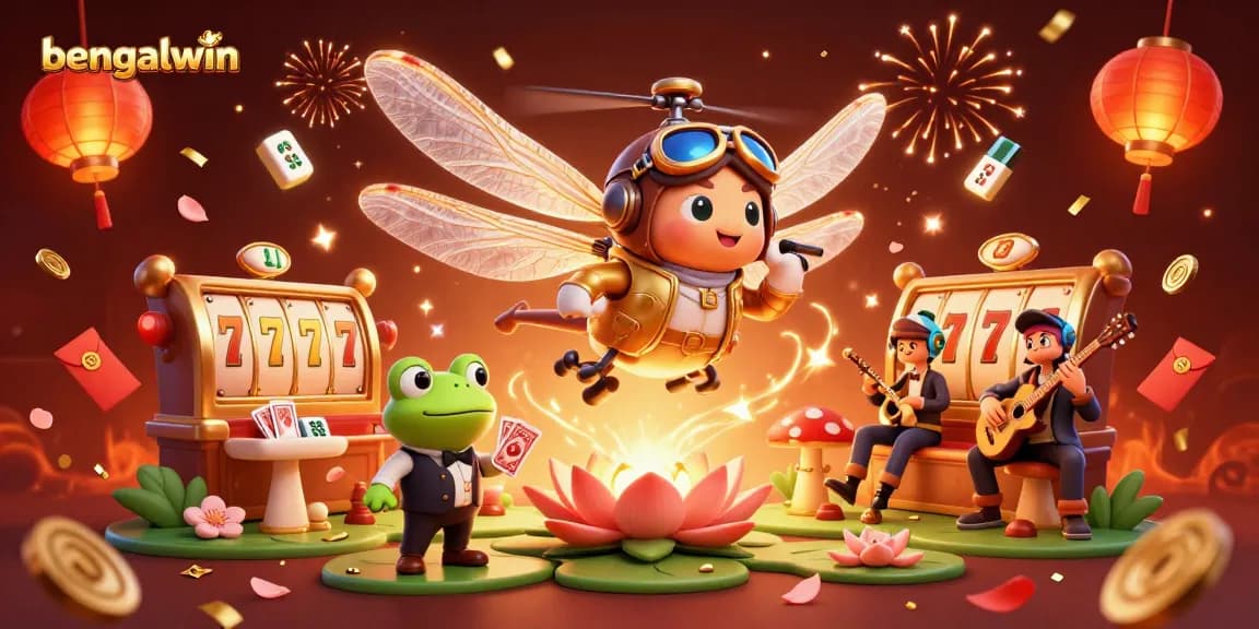 Experience thrilling gameplay with Bengalwin’s vibrant casino atmosphere featuring unique characters.