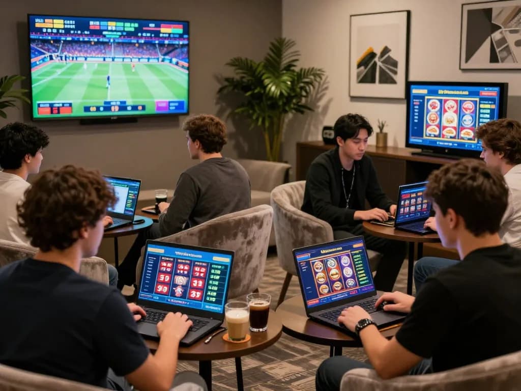 Engaged players exploring betting options on https://789win.ru.com/, enjoying a premium gaming atmosphere.