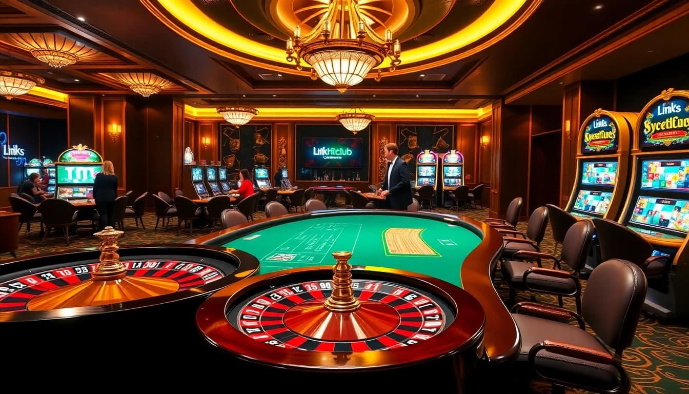 Experience thrilling gameplay at Link Hitclub with luxury casino elements.