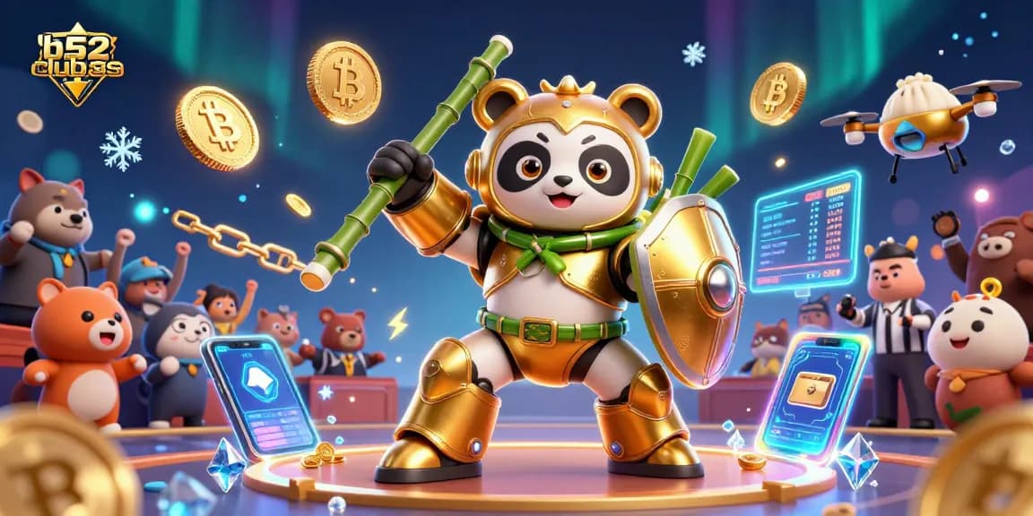 Engage in thrilling gameplay at b52clubss with vibrant casino elements and dynamic characters.