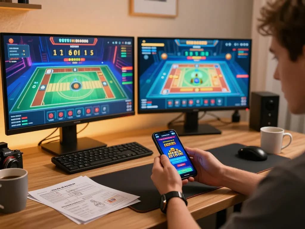 Engaging with 79 king mobile casino app on smartphone during strategic online gameplay