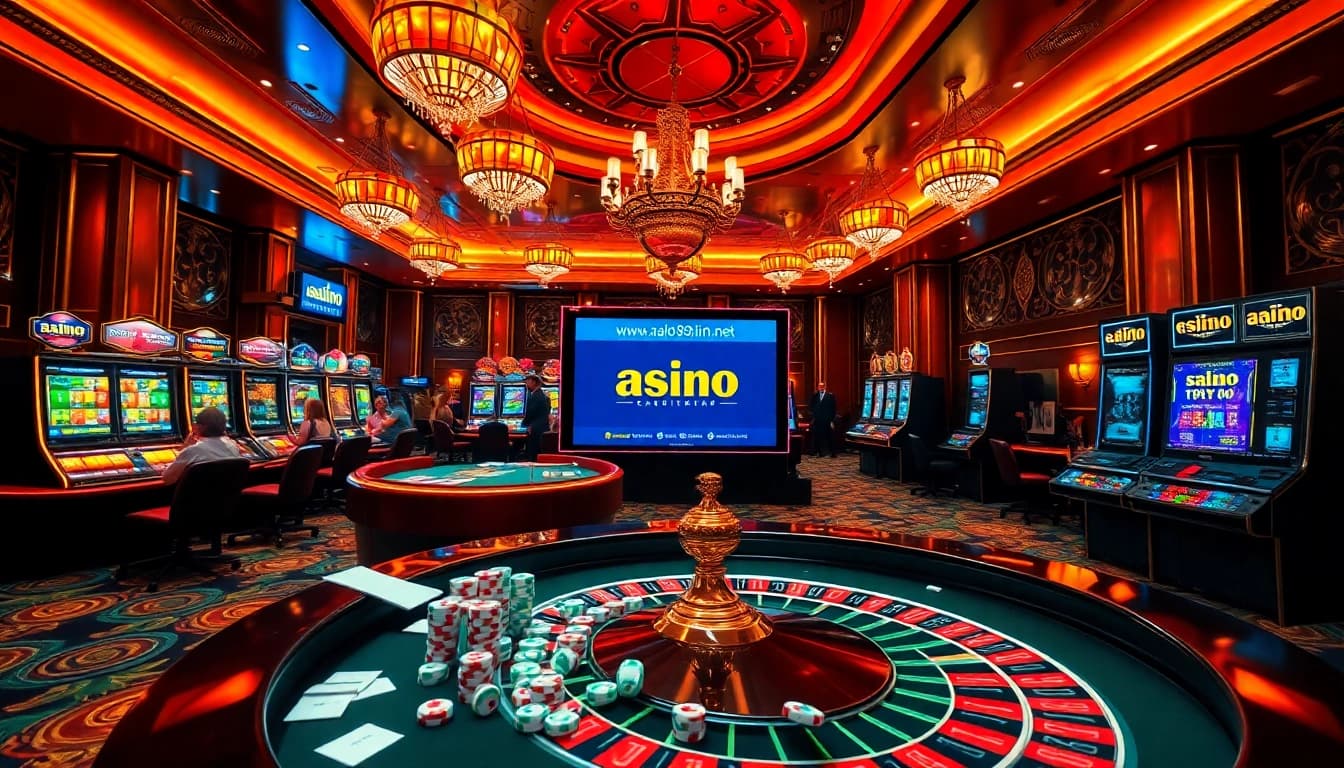 Experience thrilling gambling at http://aalo789.in.net/ with vibrant casino tables, chips, and excited players.
